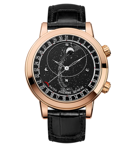 Patek Philippe Celestial 6102 Rose Gold / Black : Ref Number 6102R-001