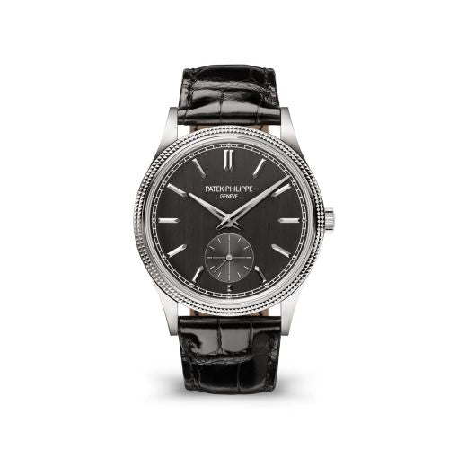 Patek Philippe Calatrava Clous de Paris White Gold / Gray : Ref Number 6119G-001