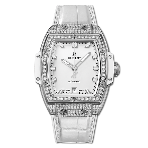 Hublot Spirit of Big Bang 39 Titanium / Pav̩ / White : Ref Number 665.NE.2010.LR.1604