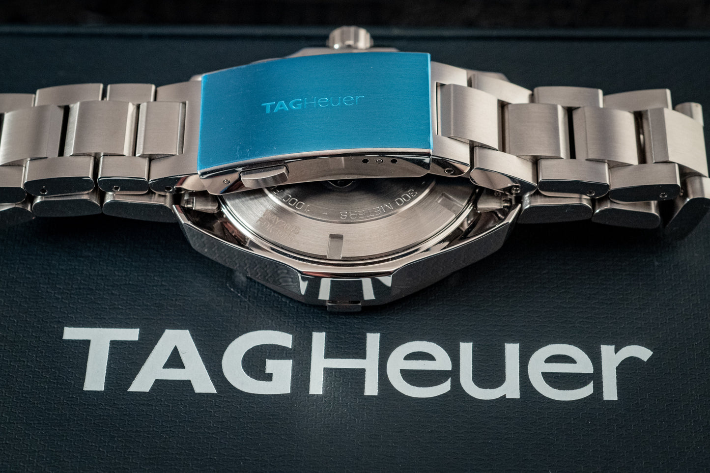 TAG Heuer Aquaracer 300M Green Stripes Box And Papers Ref WAY201S.BA0927