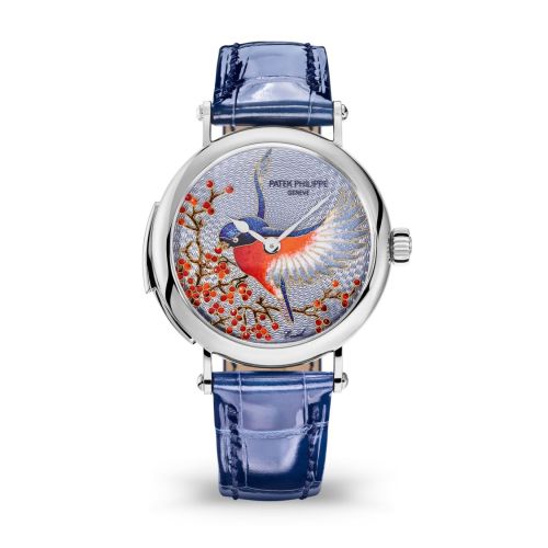 Patek Philippe Minute Repeater 7000 White Gold Bird : Ref Number 7000/50G-001