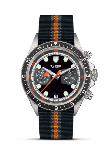 Tudor Heritage Chrono Black / Fabric : Ref Number 70330N-0003
