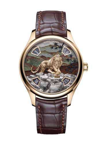 Vacheron Constantin Les Cabinotiers Les Cabinotiers Imperial Tiger Pink Gold / Green Wood : Ref Number 7600C/000R-B447