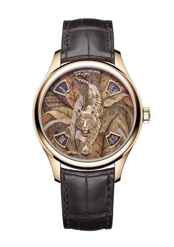 Vacheron Constantin Les Cabinotiers Majestic Tiger Pink Gold / Yellow Wood : Ref Number 7600C/000R-B454