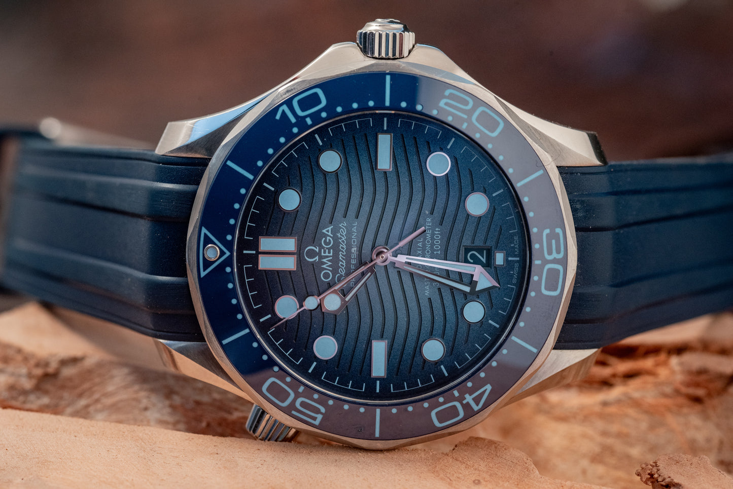 Omega Seamaster Diver 300M Summer Blue 2023 Box And Papers 210.32.42.20.03.002