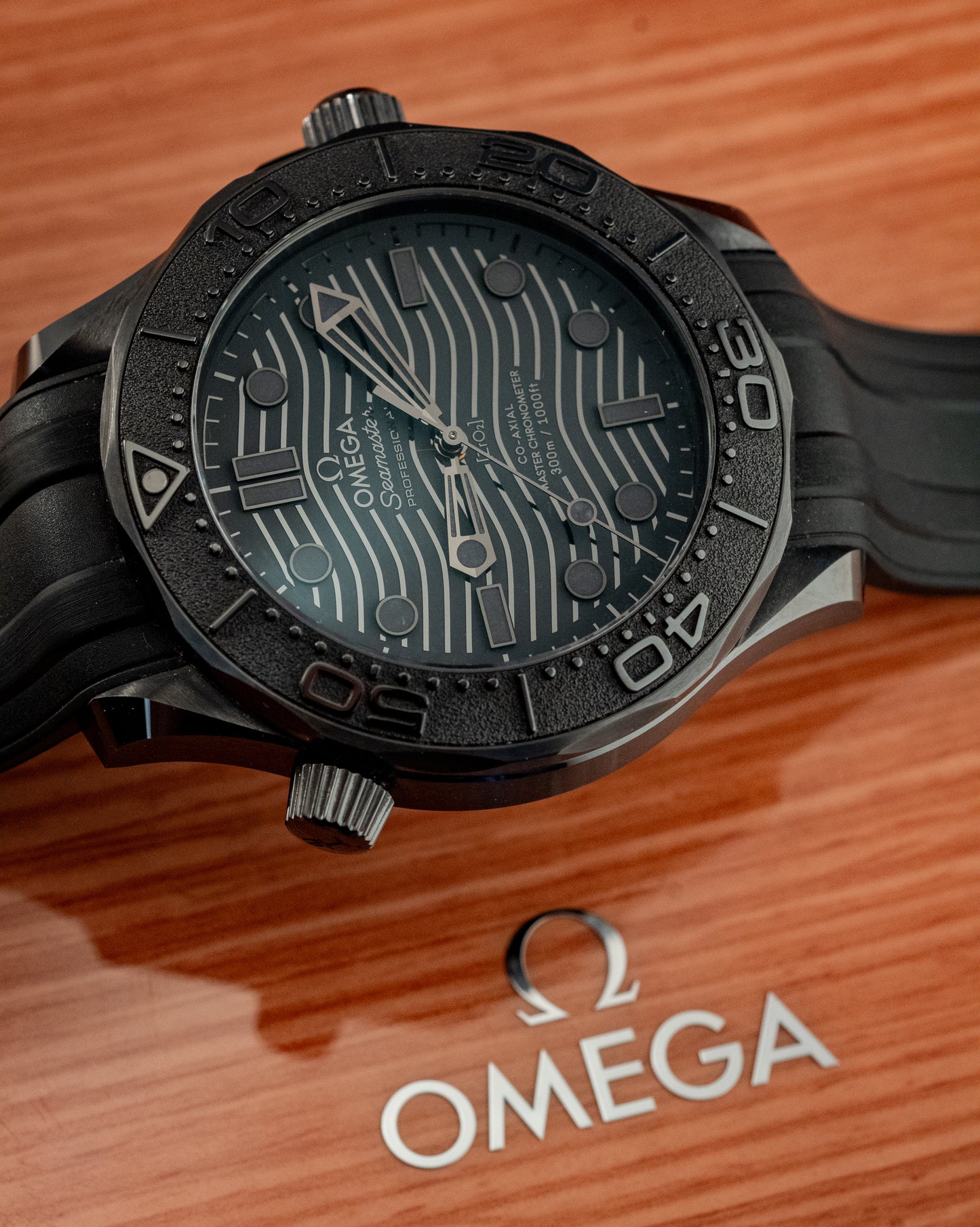 Omega Seamaster Diver 300M Black Ceramic 2024 Box And Papers 210.92.44.20.01.003