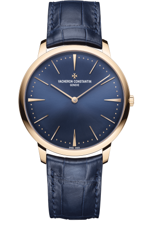 Vacheron Constantin Patrimony Contemporaine 40 Manual-Winding Pink Gold / Blue : Ref Number 81180/000R-B518