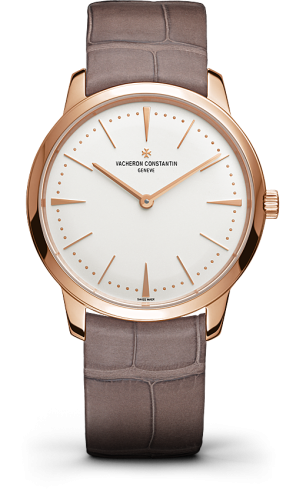 Vacheron Constantin Patrimony Contemporaine 36mm Manual-Winding Pink Gold / Silver : Ref Number 81530/000R-9682