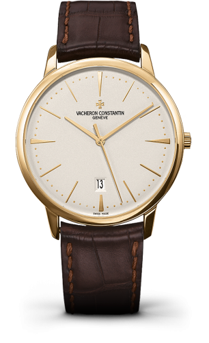 Vacheron Constantin Patrimony Contemporaine Self-Winding Yellow Gold / Silver : Ref Number 85180/000J-9231