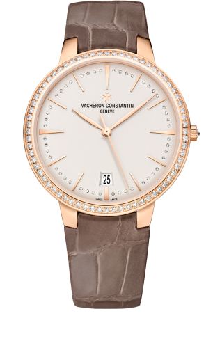 Vacheron Constantin Patrimony 36.5mm Self-Winding Pink Gold / Diamond / Silver : Ref Number 85515/000R-9840