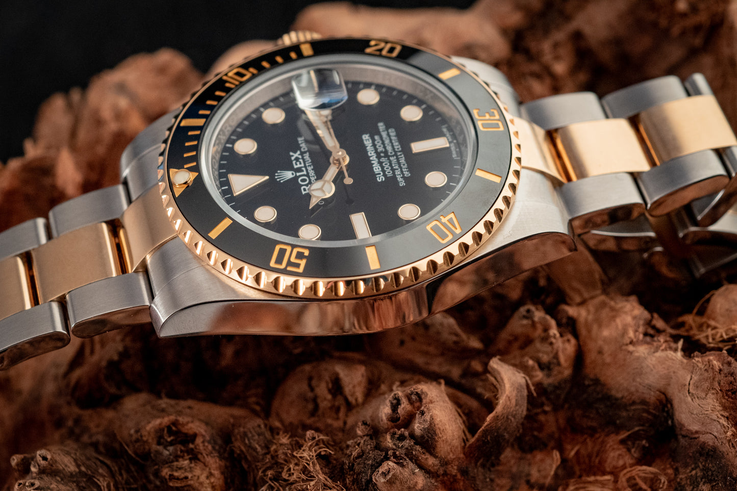 Rolex Two Tone Submariner Date 2018 40mm Box and Papers Ref 116613LN