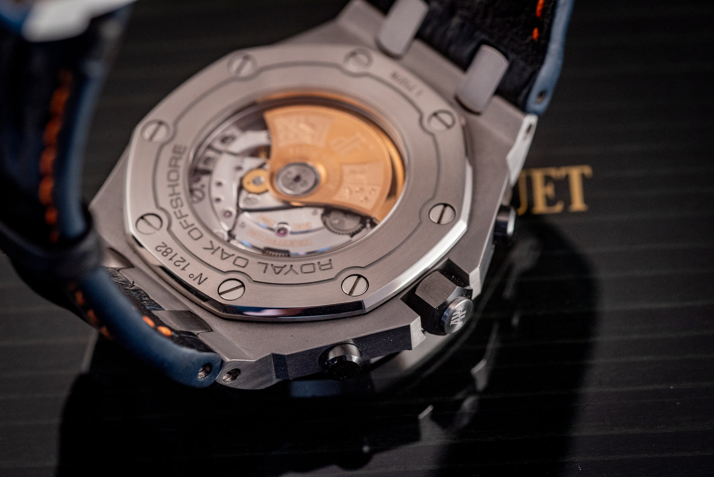 Audemars Piguet Royal Oak Offshore Chronograph Navy Box & Papers 42mm Extra Strap Ref 26470ST.OO.A027CA.01