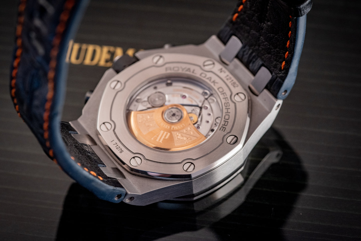 Audemars Piguet Royal Oak Offshore Chronograph Navy Box & Papers 42mm Extra Strap Ref 26470ST.OO.A027CA.01