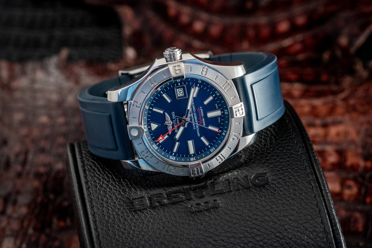 Breitling Avenger II GMT 43mm Ref A3239011/C872 Box And Papers