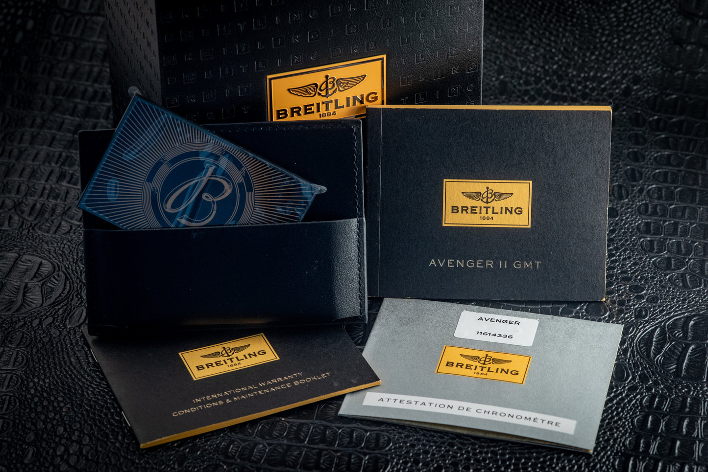 Breitling Avenger II GMT 43mm Ref A3239011/C872 Box And Papers