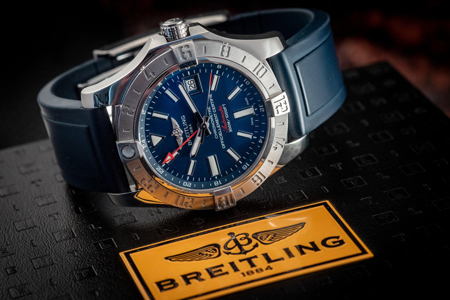 Breitling Avenger II GMT 43mm Ref A3239011/C872 Box And Papers