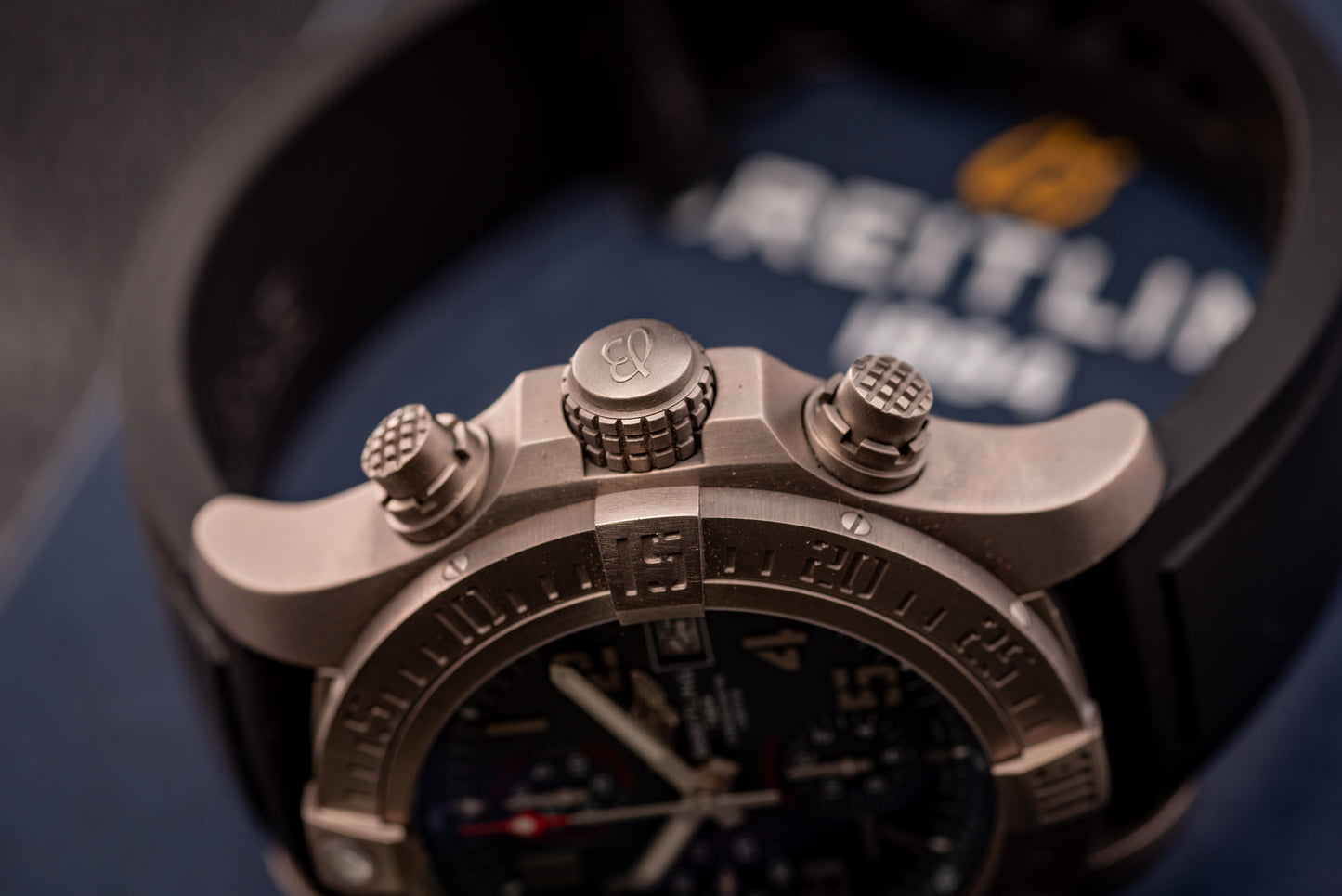 Breitling Avenger Bandit Titanium Ref Number E1338310/M534 Box And Papers 2 Additional Straps
