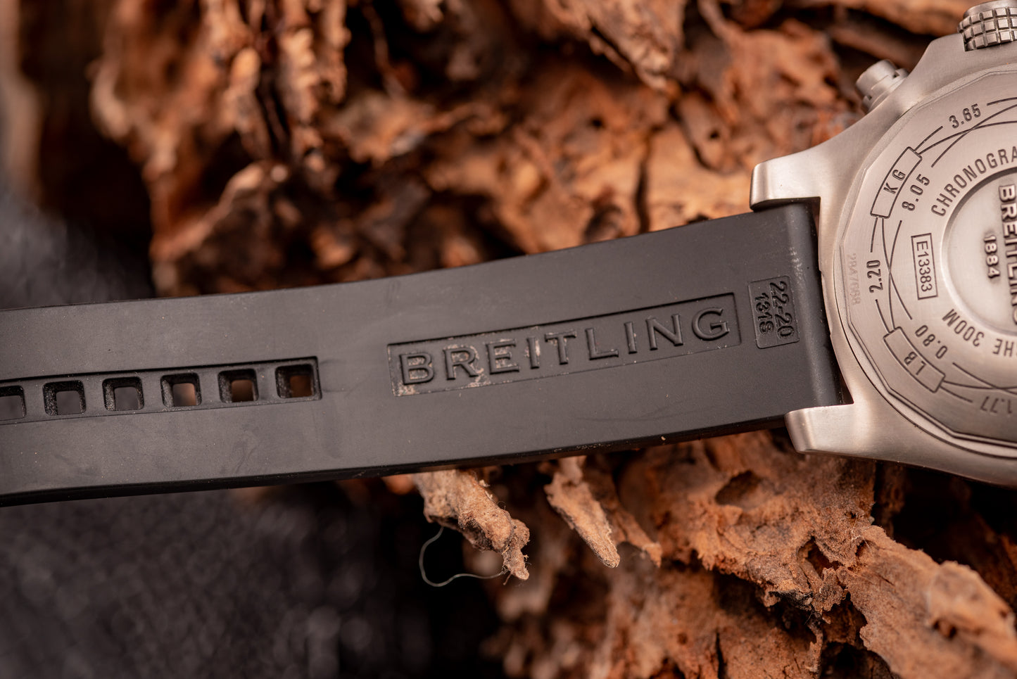 Breitling Avenger Bandit Titanium Ref Number E1338310/M534 Box And Papers 2 Additional Straps