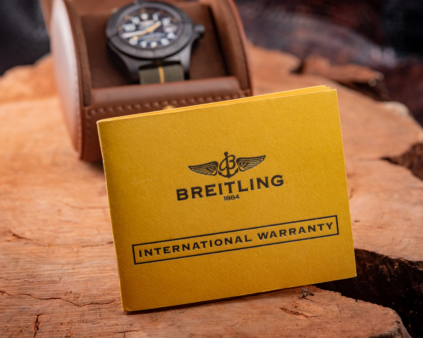 Breitling Seawolf Avenger Code Yellow 45mm Black Steel 1/1000 Reference Number A17330 Inner Box And Papers Additional Strap