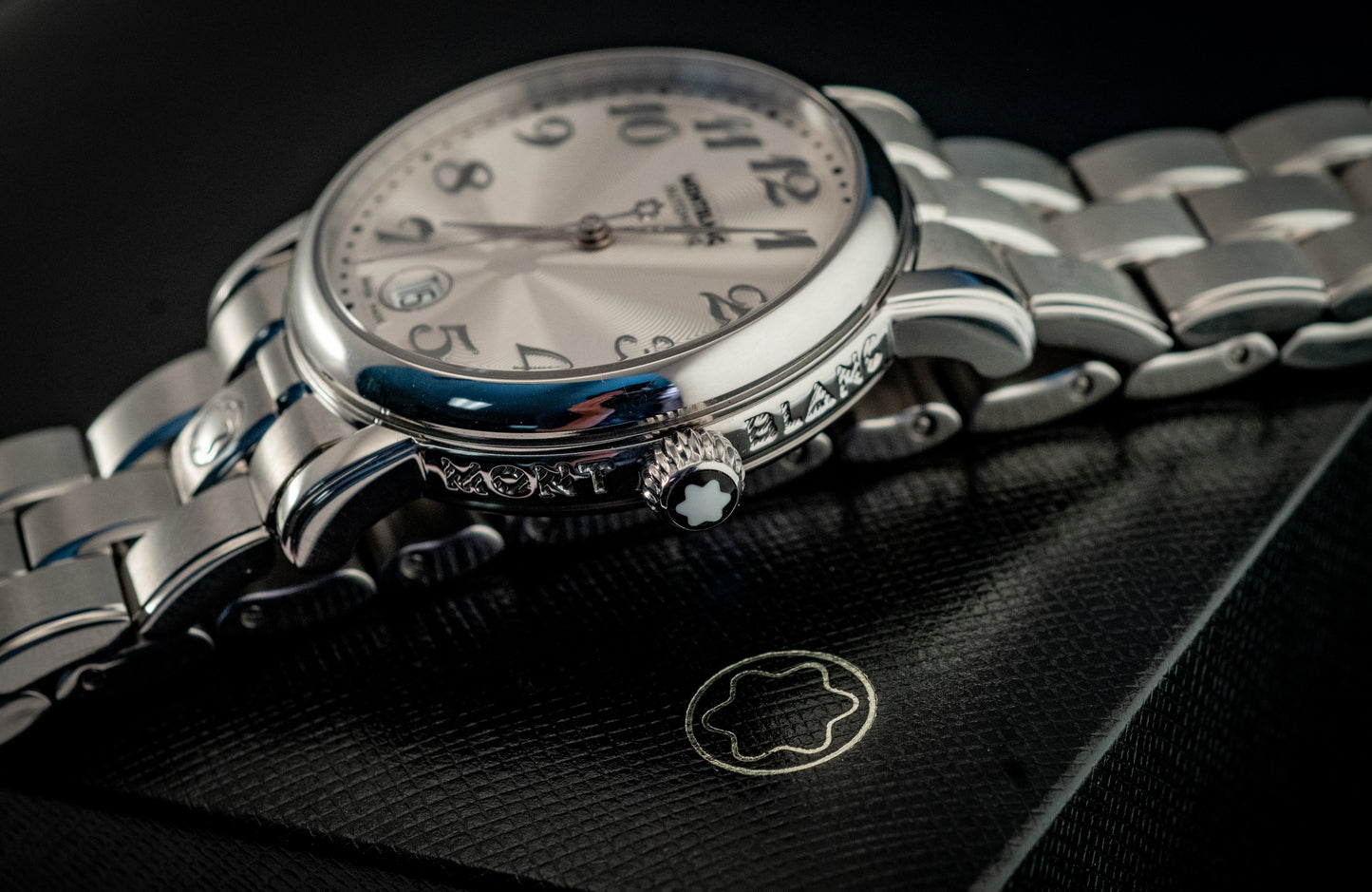 Montblanc Meisterstuck Star Automatic 36MM Stainless Steel Band Ref 7042