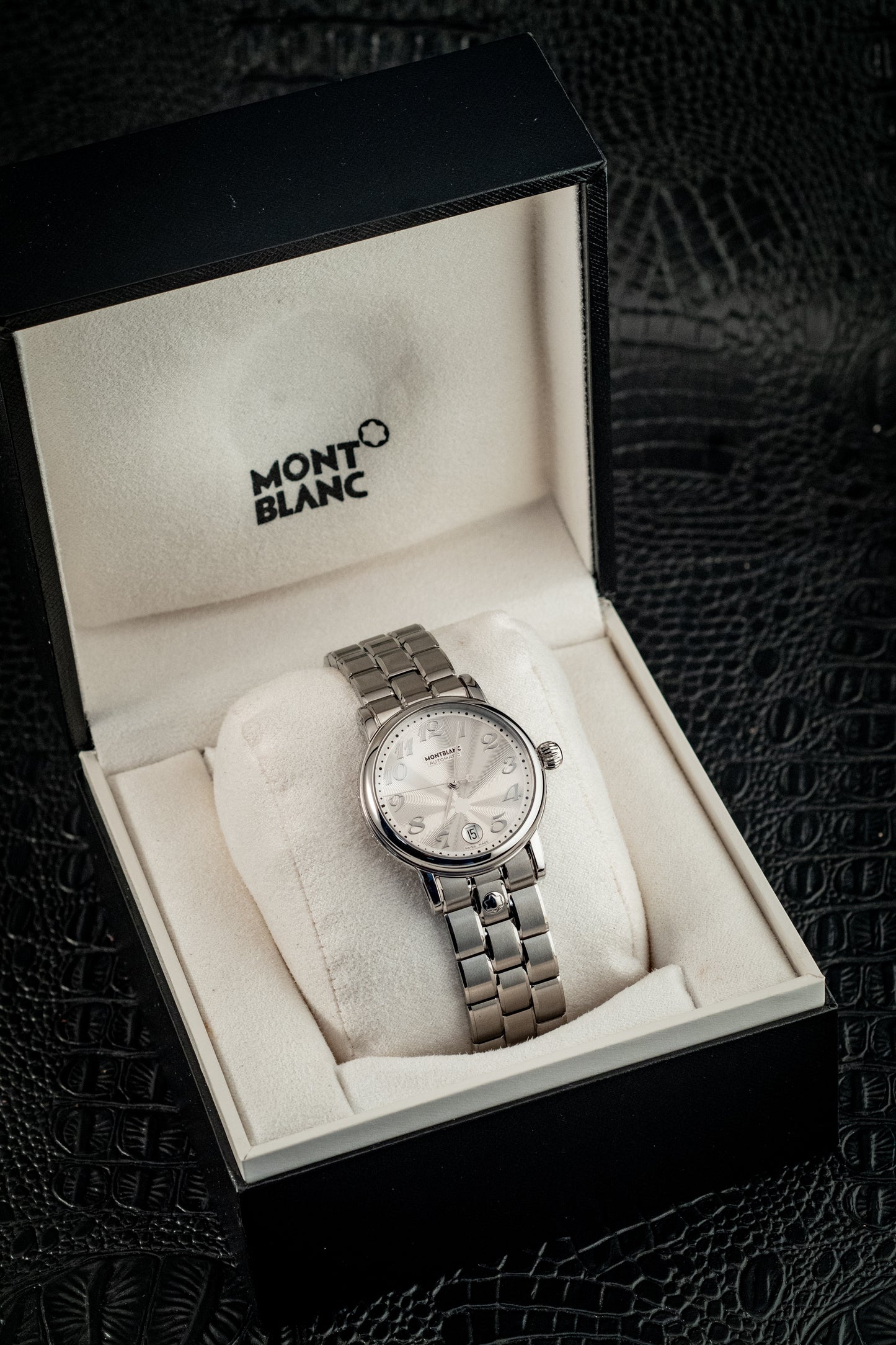 Montblanc Meisterstuck Star Automatic 36MM Stainless Steel Band Ref 7042