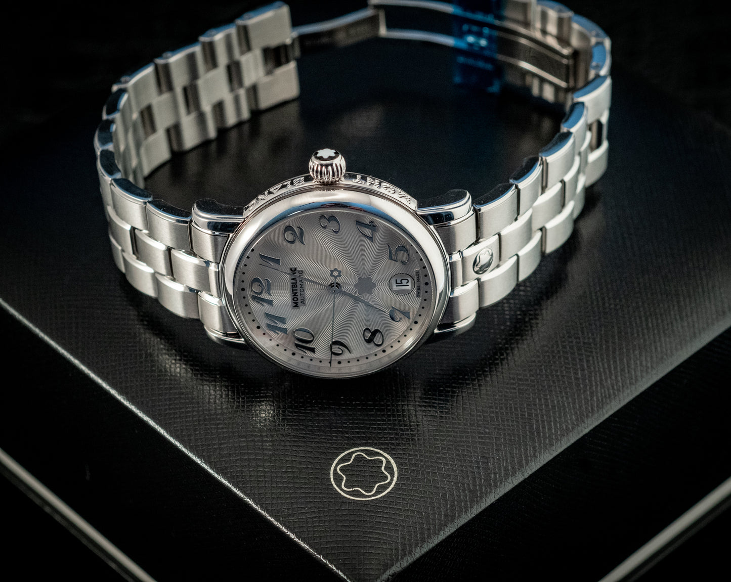 Montblanc Meisterstuck Star Automatic 36MM Stainless Steel Band Ref 7042