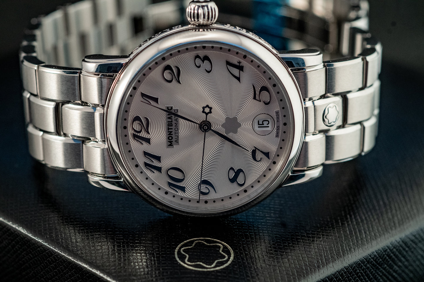 Montblanc Meisterstuck Star Automatic 36MM Stainless Steel Band Ref 7042