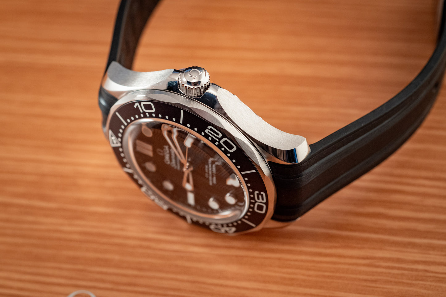 Omega July 2025 Seamaster Diver Black Wave Dial Box And Papers Ref 210.32.42.20.01.003