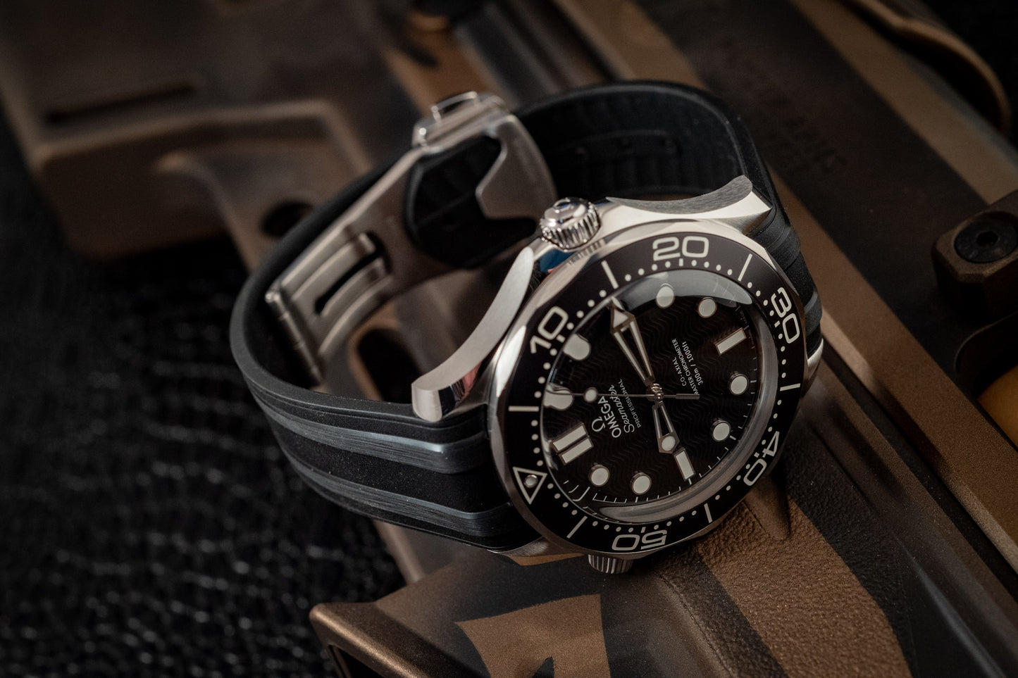 Omega July 2025 Seamaster Diver Black Wave Dial Box And Papers Ref 210.32.42.20.01.003