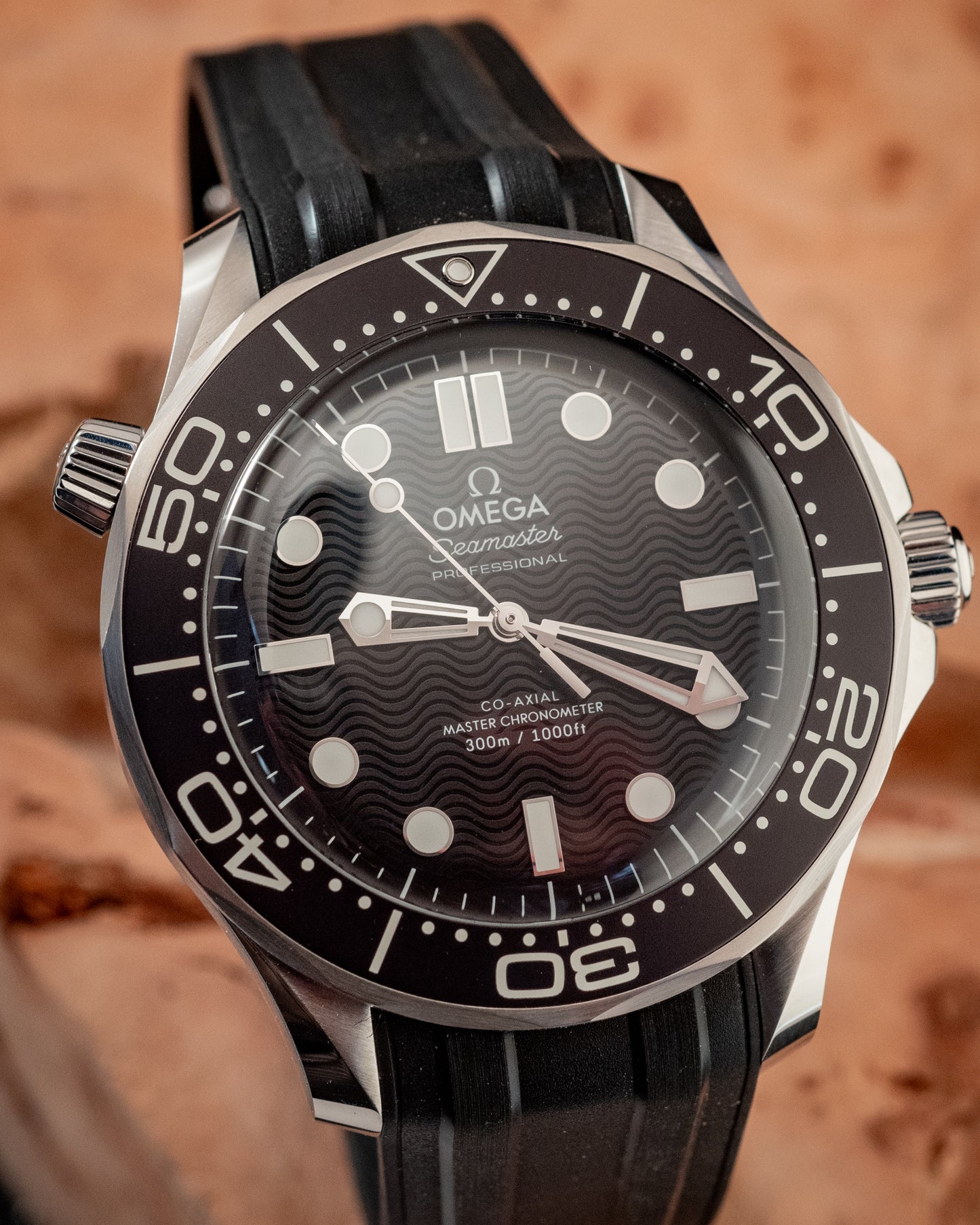 Omega July 2025 Seamaster Diver Black Wave Dial Box And Papers Ref 210.32.42.20.01.003