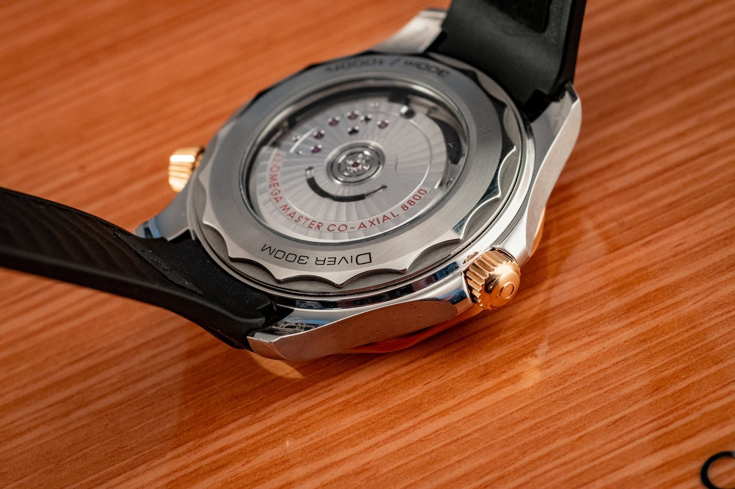 Omega Seamaster Senda Gold 300M Diver 2019 Box And Papers Ref 210.22.42.20.01.001