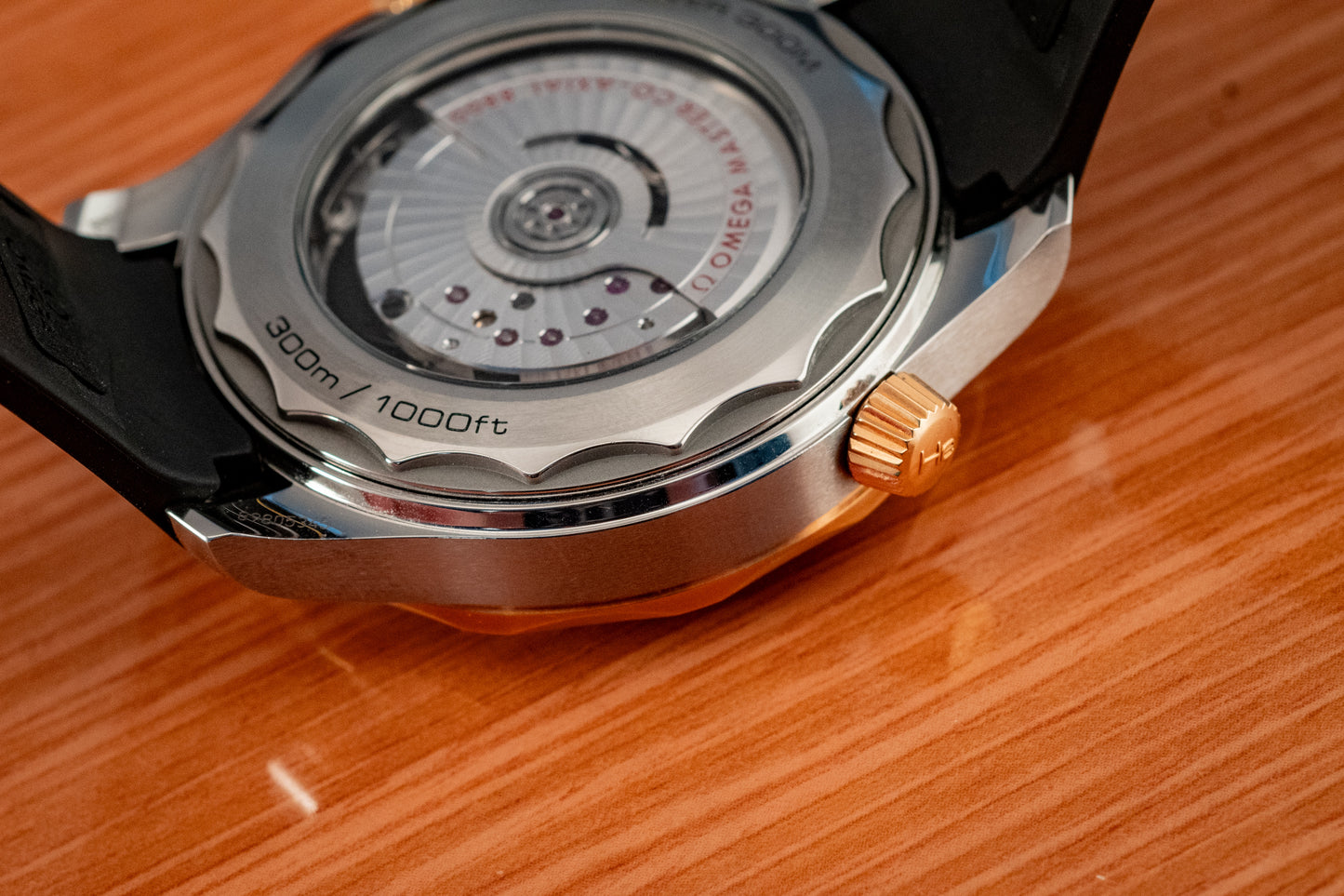 Omega Seamaster Senda Gold 300M Diver 2019 Box And Papers Ref 210.22.42.20.01.001