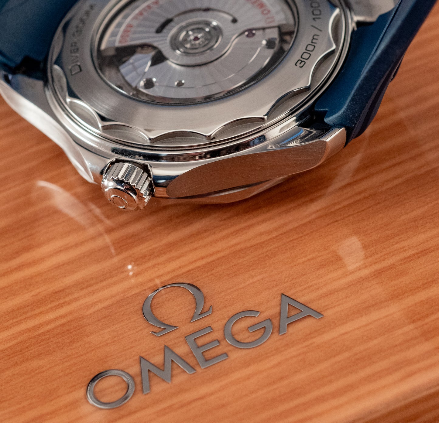 Omega Seamaster Diver 300m Blue Waves 2021 Box And Papers Ref 210.32.42.20.03.001