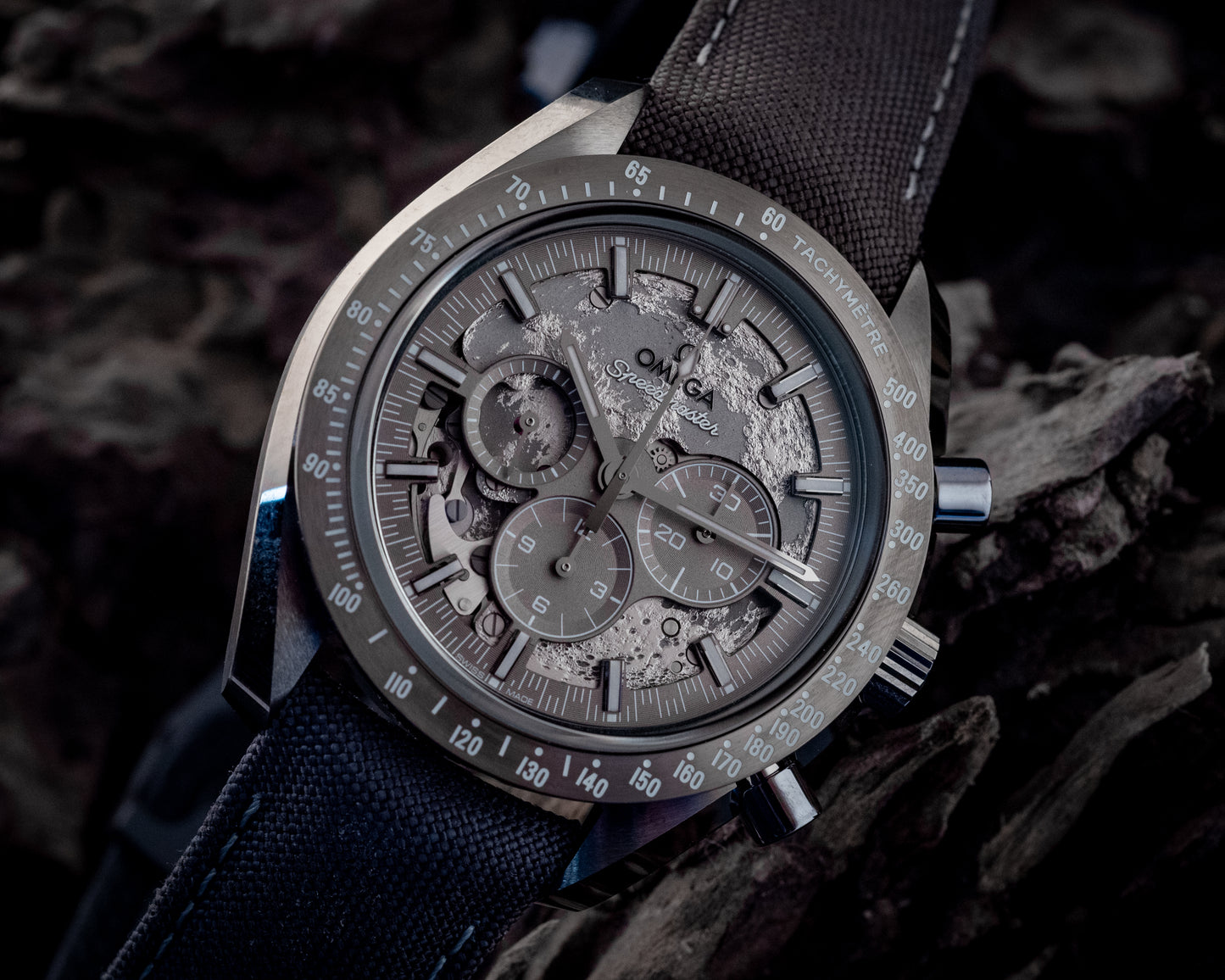 Omega NEW 2026 Dark Side Of The Moon Grey Ceramic 44.25MM Box And Papers Purchase Receipt Ref 310.92.44.50.06.001