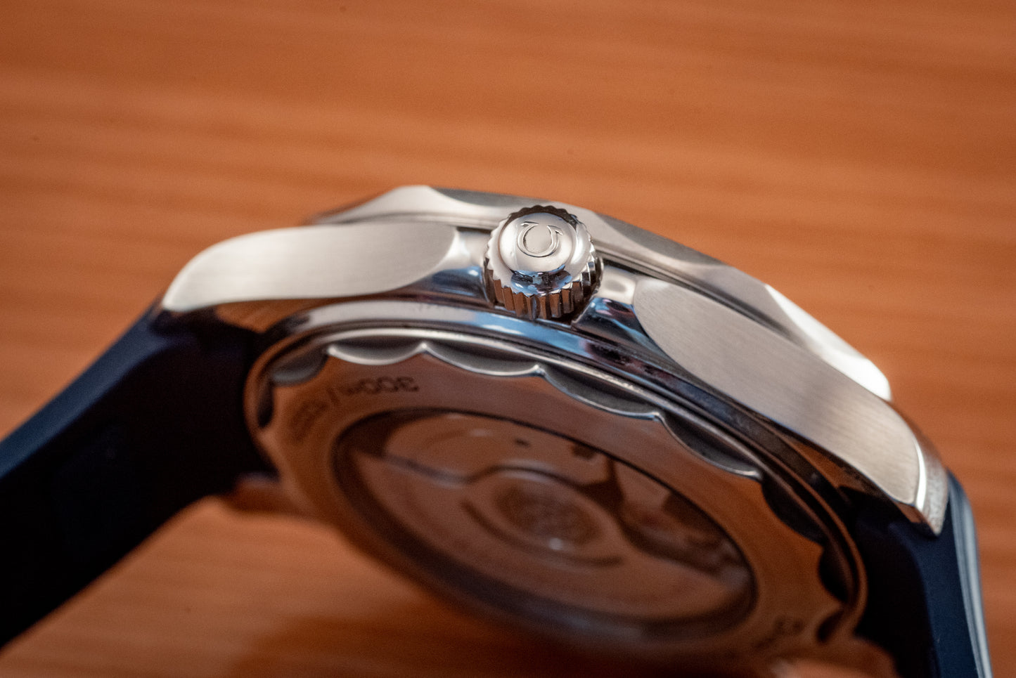 Omega Seamaster Diver 300M Co-Axial Master Chronometer Blue Dial Rubber Strap Watch 42mm Ref 210.32.42.20.03.001