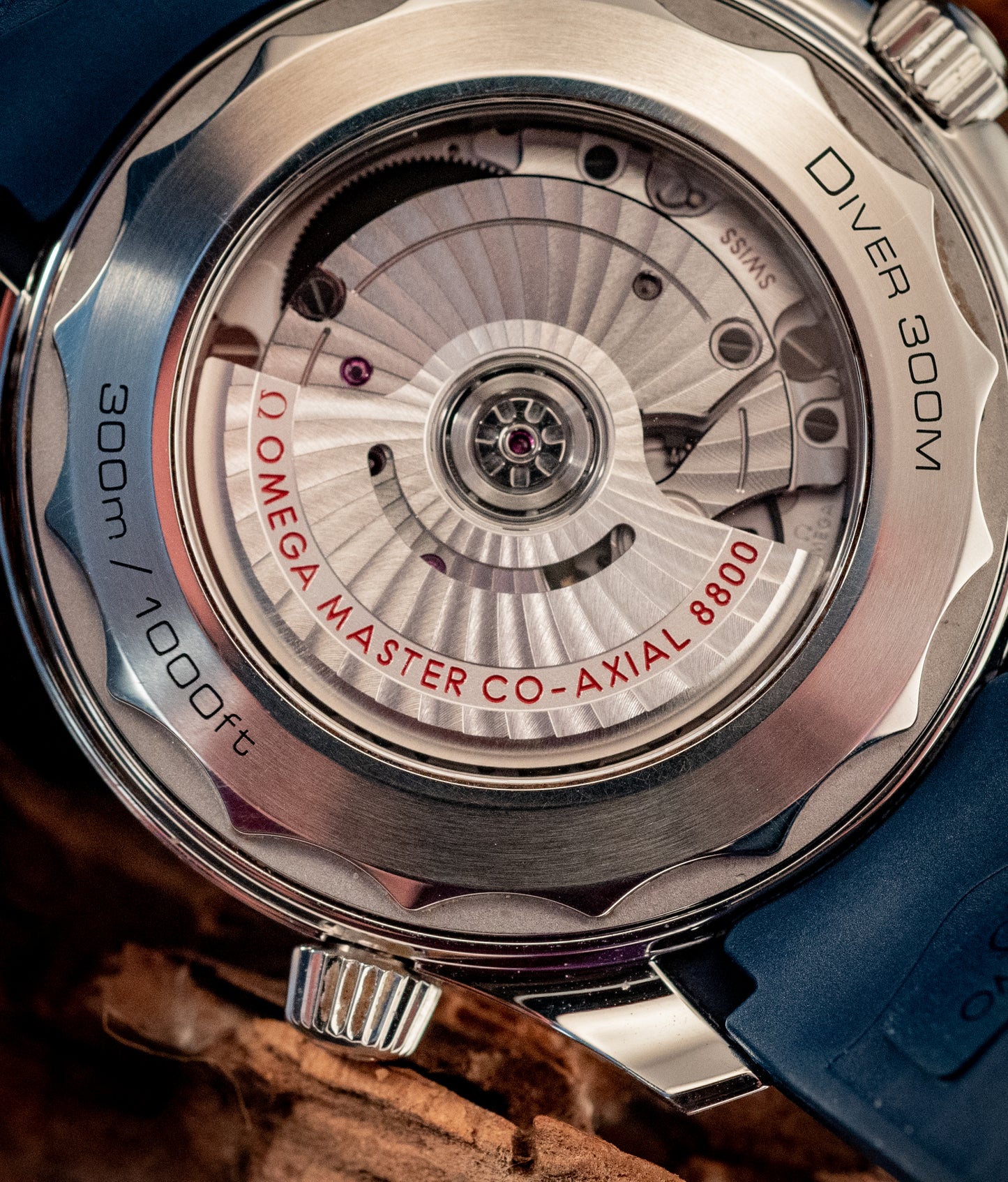 Omega Seamaster Diver 300MM Blue Dial Rubber 2020 Ref 210.32.42.20.03.001 Box And Papers