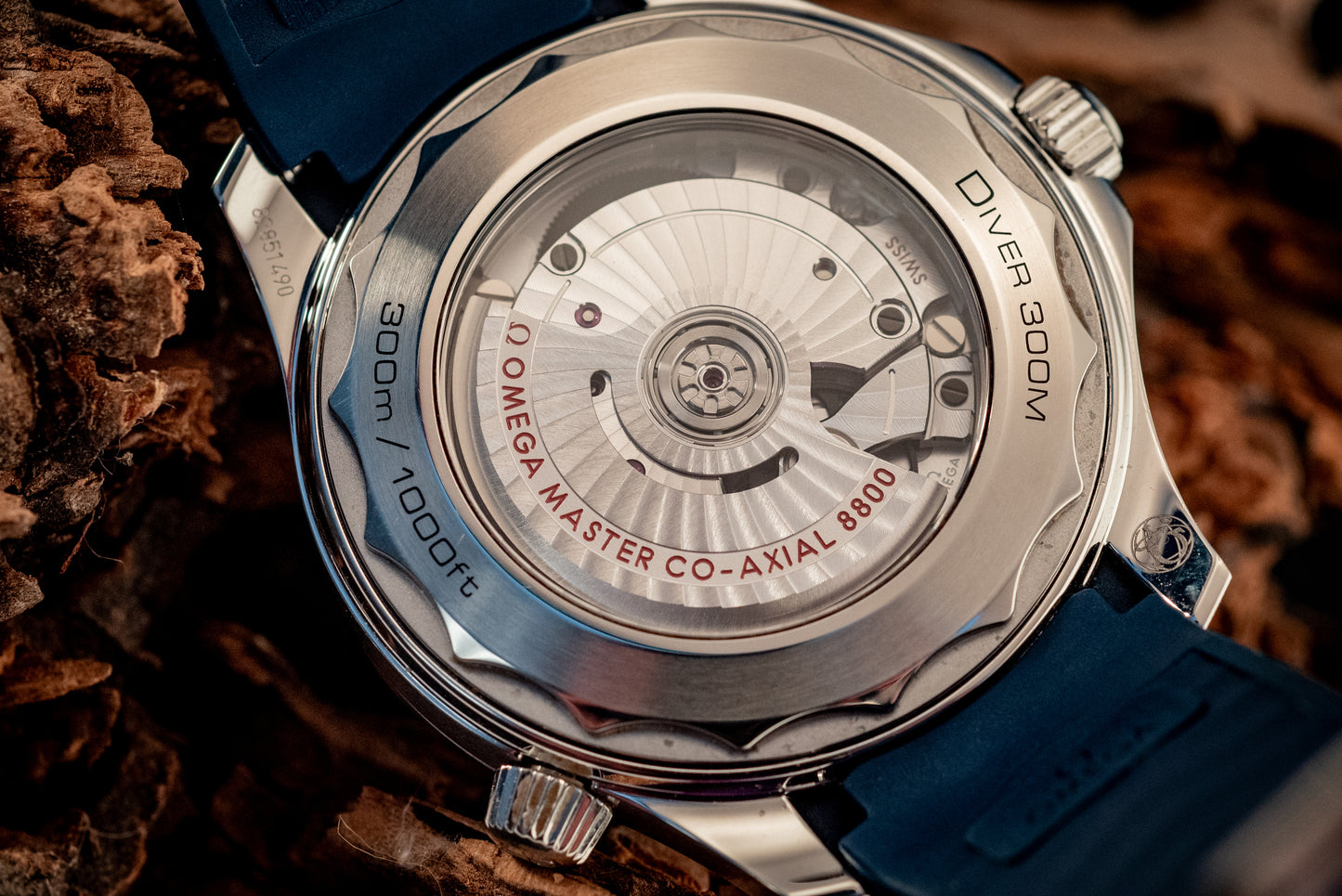 Omega Seamaster Diver 300MM Blue Dial Rubber 2020 Ref 210.32.42.20.03.001 Box And Papers