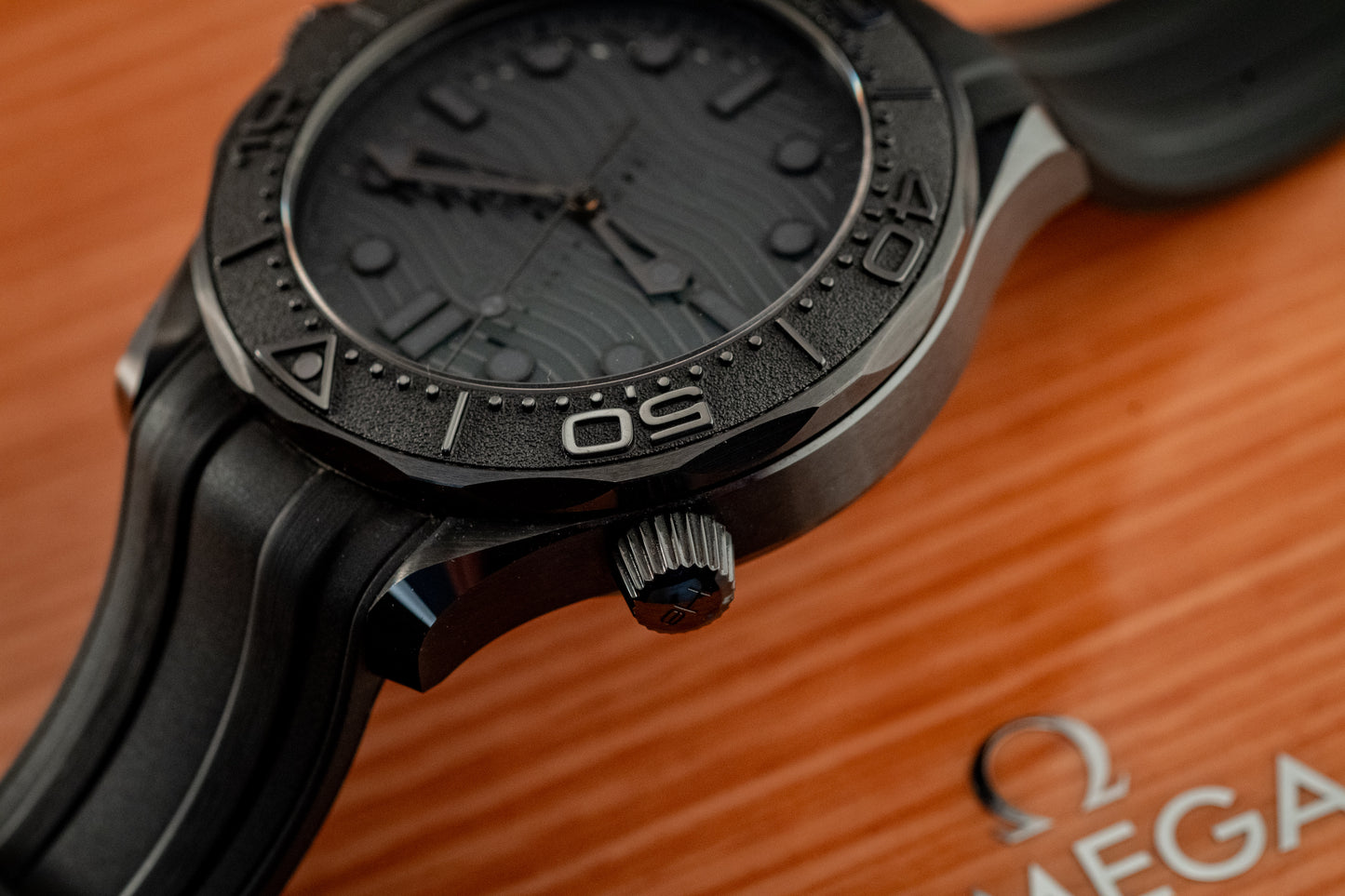 Omega Seamaster Diver 300M Black Ceramic 2024 Box And Papers 210.92.44.20.01.003