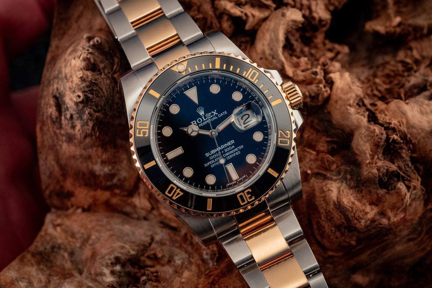Rolex Two Tone Submariner Date 2018 40mm Box and Papers Ref 116613LN