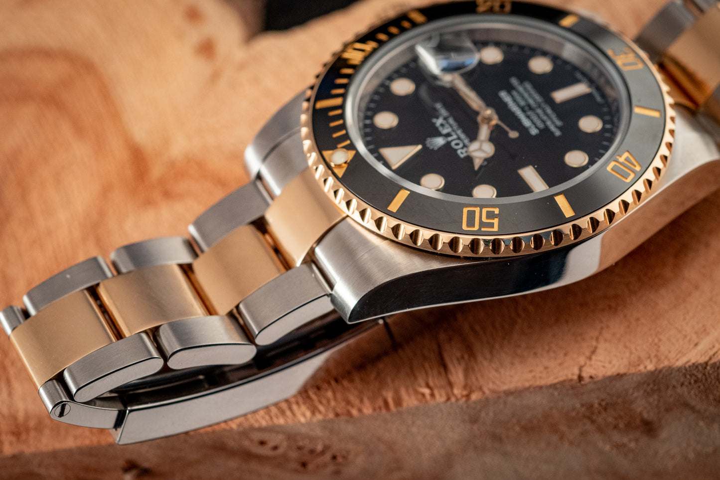 Rolex Two Tone Submariner Date 2018 40mm Box and Papers Ref 116613LN