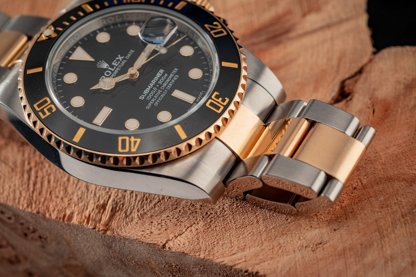 Rolex Two Tone Submariner Date 2018 40mm Box and Papers Ref 116613LN