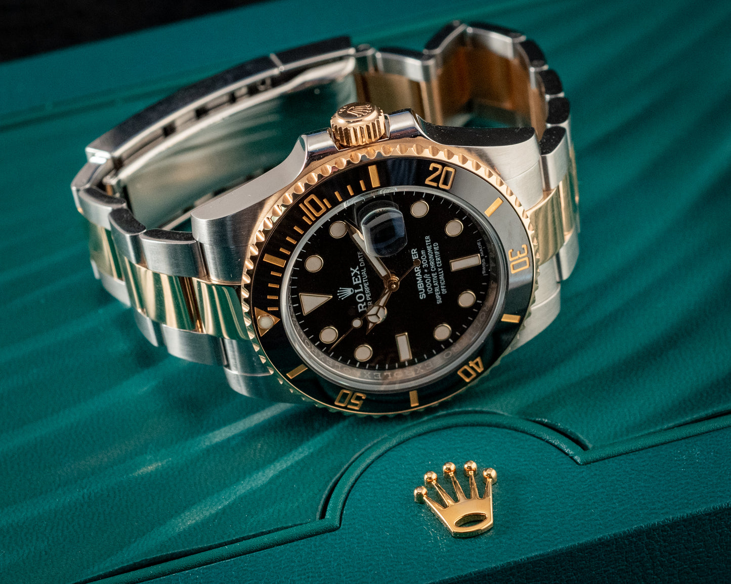 Rolex Two Tone Submariner Date 2018 40mm Box and Papers Ref 116613LN