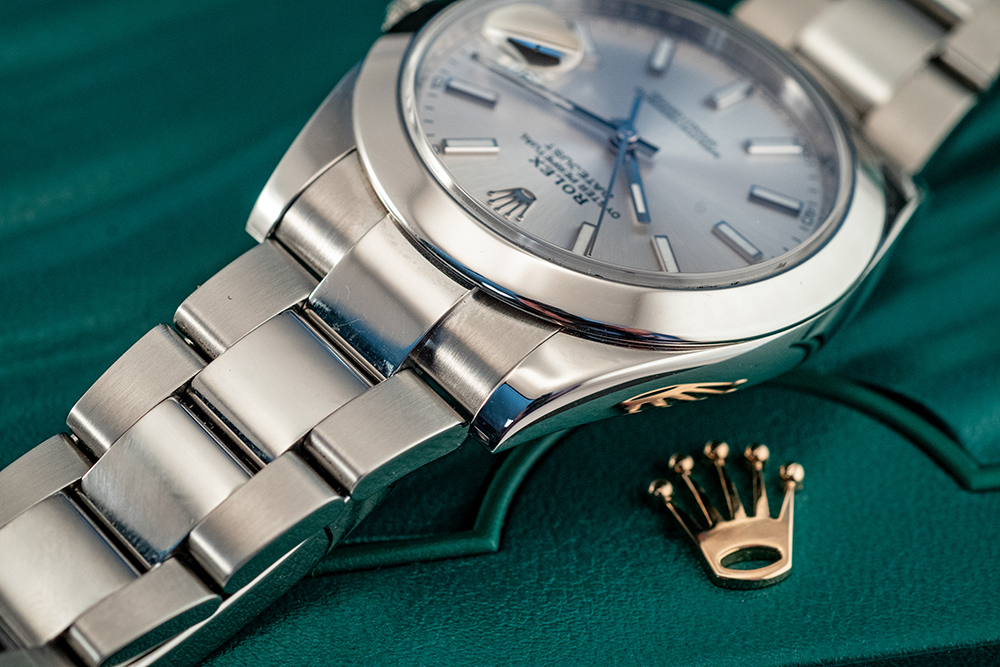 Rolex Datejust 41MM Oystersteel Ref 126300 Box And Papers 2019 Silver Oyster Bracelet Silver Bezel