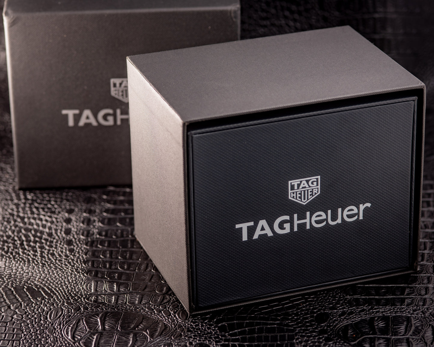 TAG Heuer Aquaracer 43mm Chrono Black Face/Bezel Box And Papers Ref CAY111A.BA0927