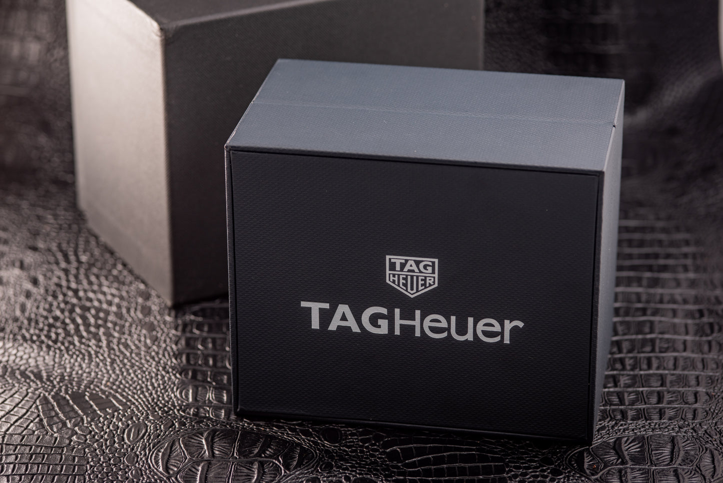 TAG Heuer Aquaracer 43mm Chrono Black Face/Bezel Box And Papers Ref CAY111A.BA0927