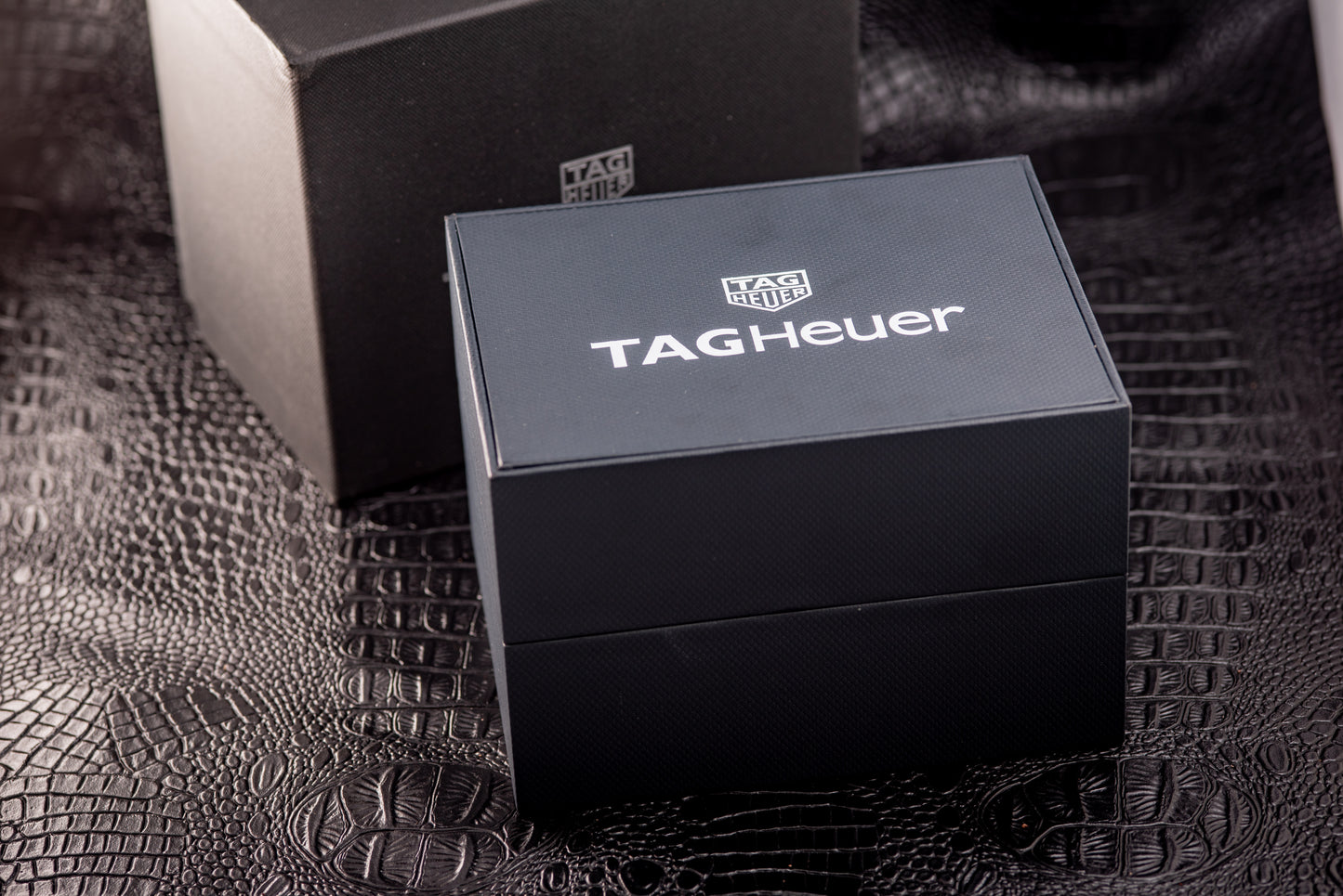 TAG Heuer Aquaracer 43mm Chrono Black Face/Bezel Box And Papers Ref CAY111A.BA0927