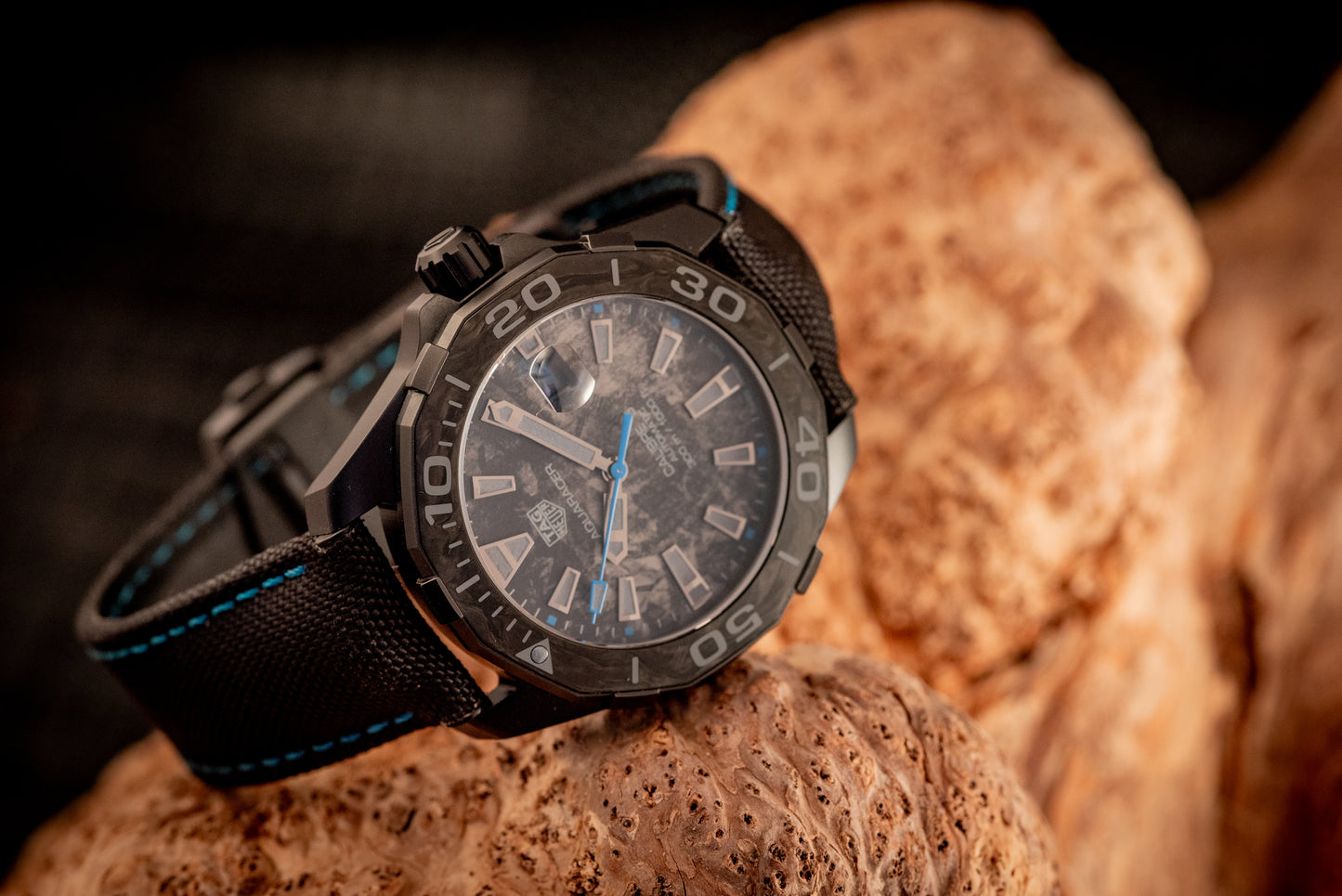 TAG Heuer Aquaracer Carbon Titanium Ref WBD218C.FC6447 Box And Papers