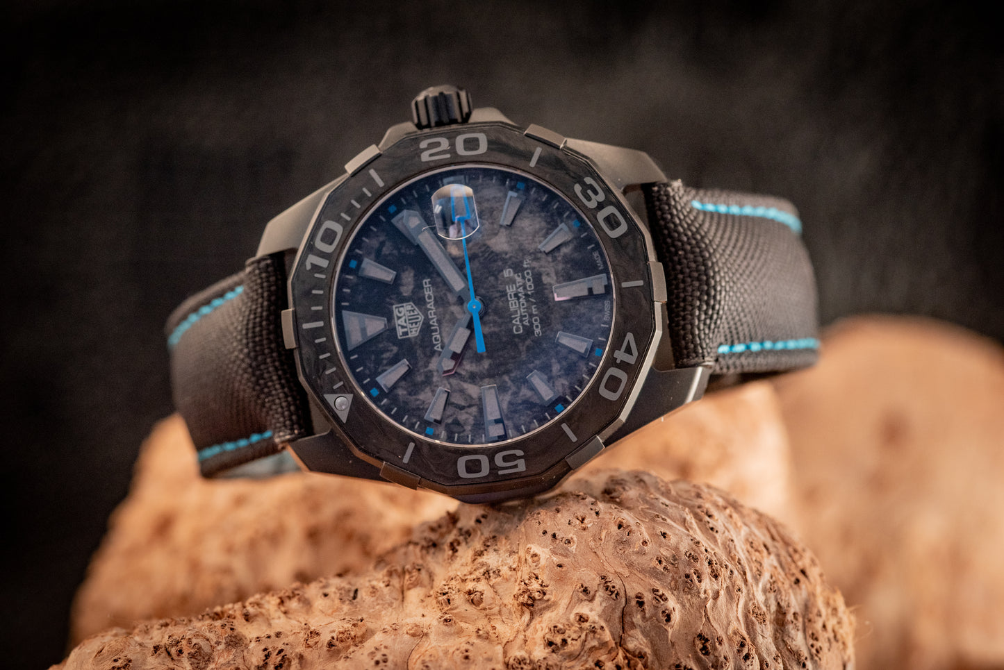 TAG Heuer Aquaracer Carbon Titanium Ref WBD218C.FC6447 Box And Papers