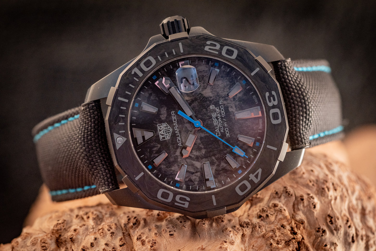 TAG Heuer Aquaracer Carbon Titanium Ref WBD218C.FC6447 Box And Papers