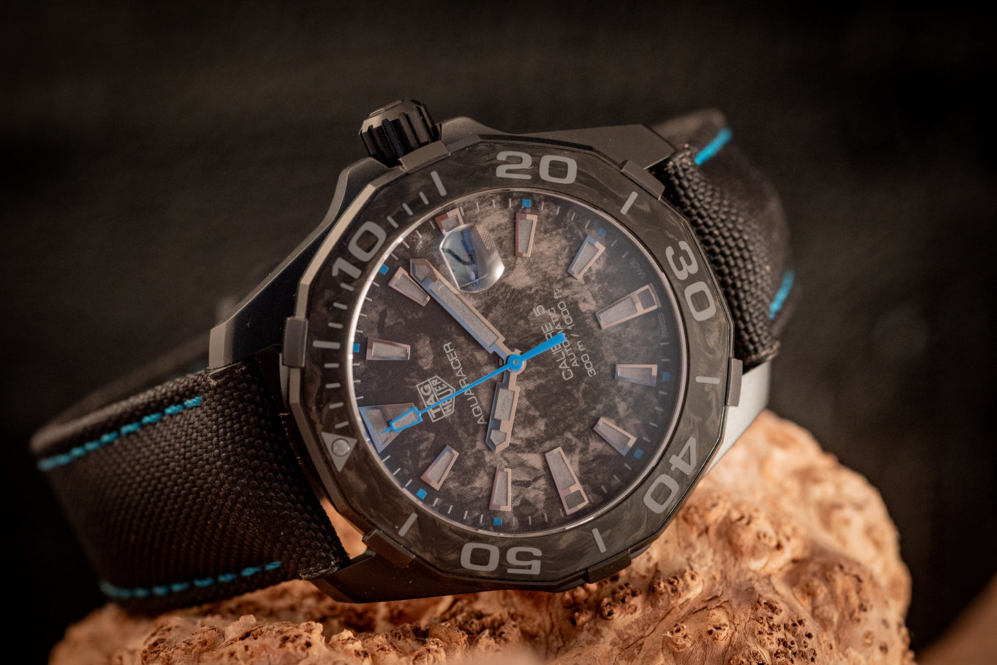 TAG Heuer Aquaracer Carbon Titanium Ref WBD218C.FC6447 Box And Papers